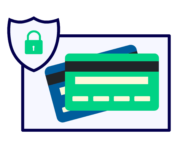 an illustration of a secured credit card